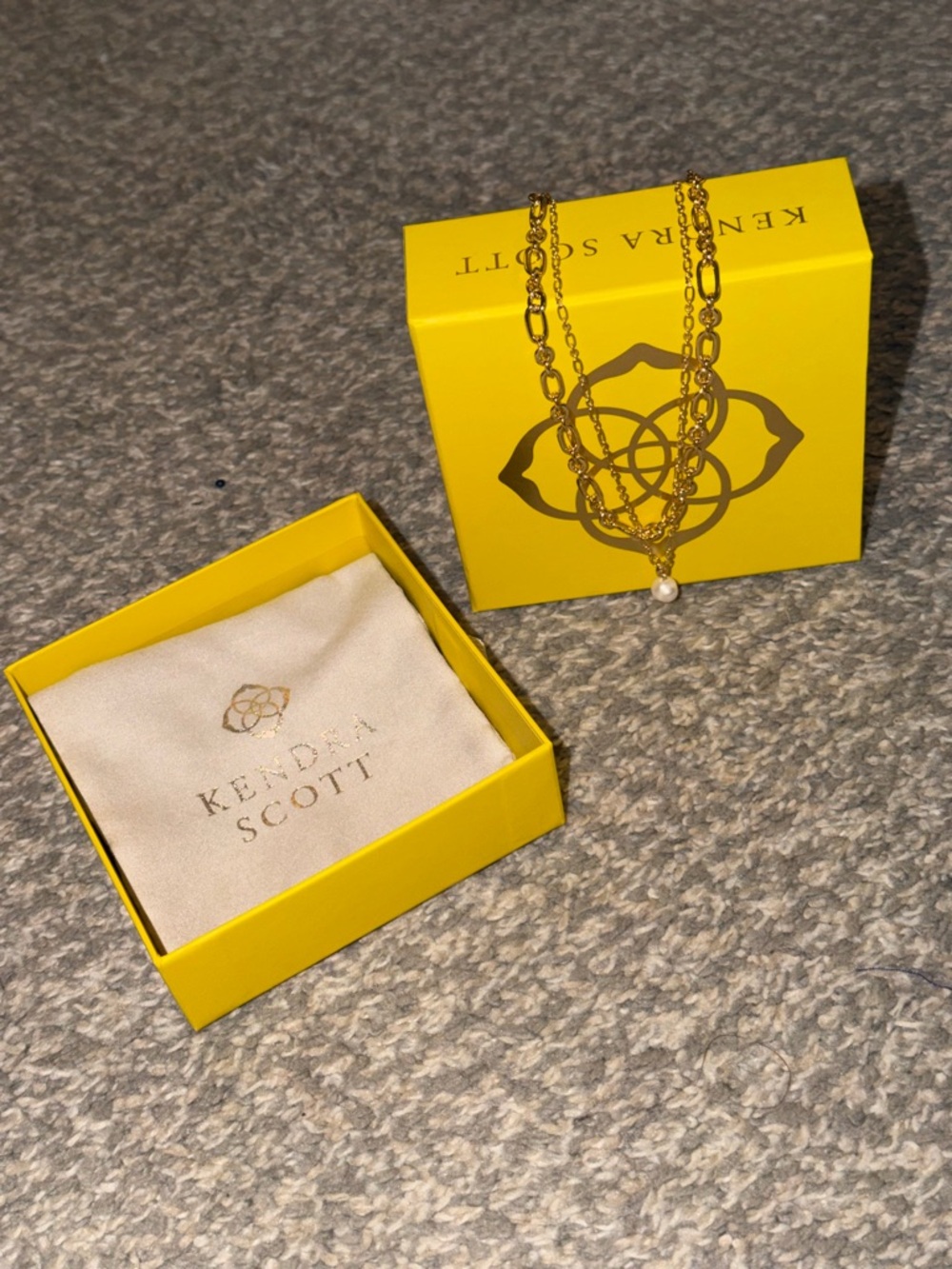 Kendra Scott Ashton Gold Multi Strand Necklace - Picture 3 of 5